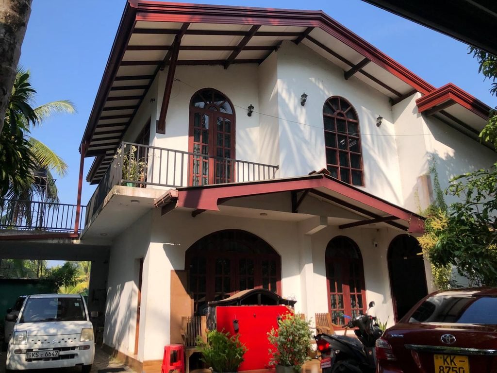 Home security camera installation at Mr Anura's residence